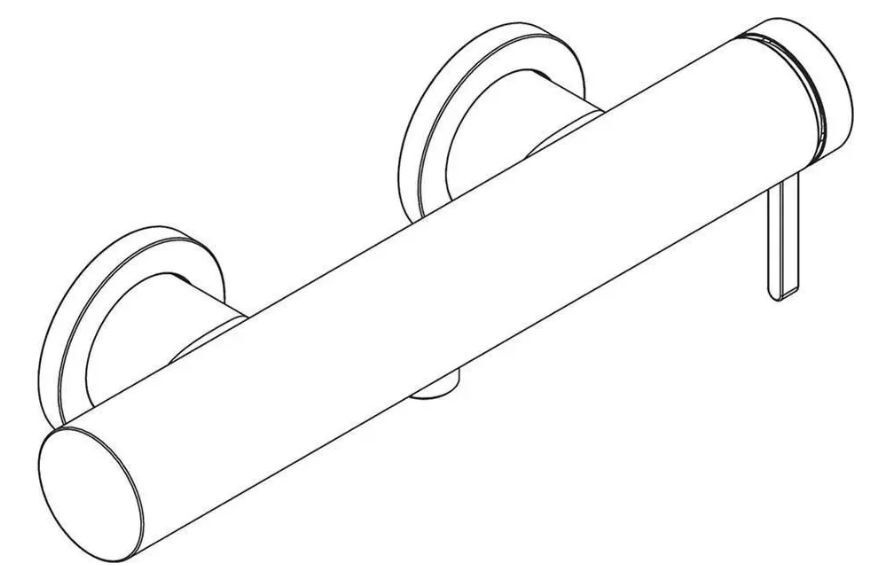 Смеситель для душа Hansgrohe Hangrohe Finoris Черный Матовый 76620670