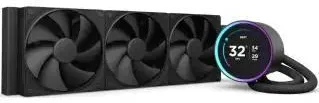 Система жидкостного охлаждения NZXT Kraken Elite 360 V2 LCD, AIO 360 мм, чёрная