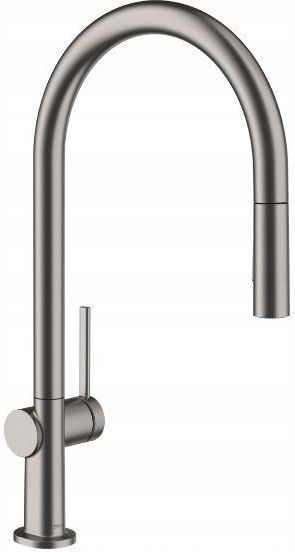 Смеситель для кухни Hansgrohe Talis M54 72801340, шлифованный черный хром