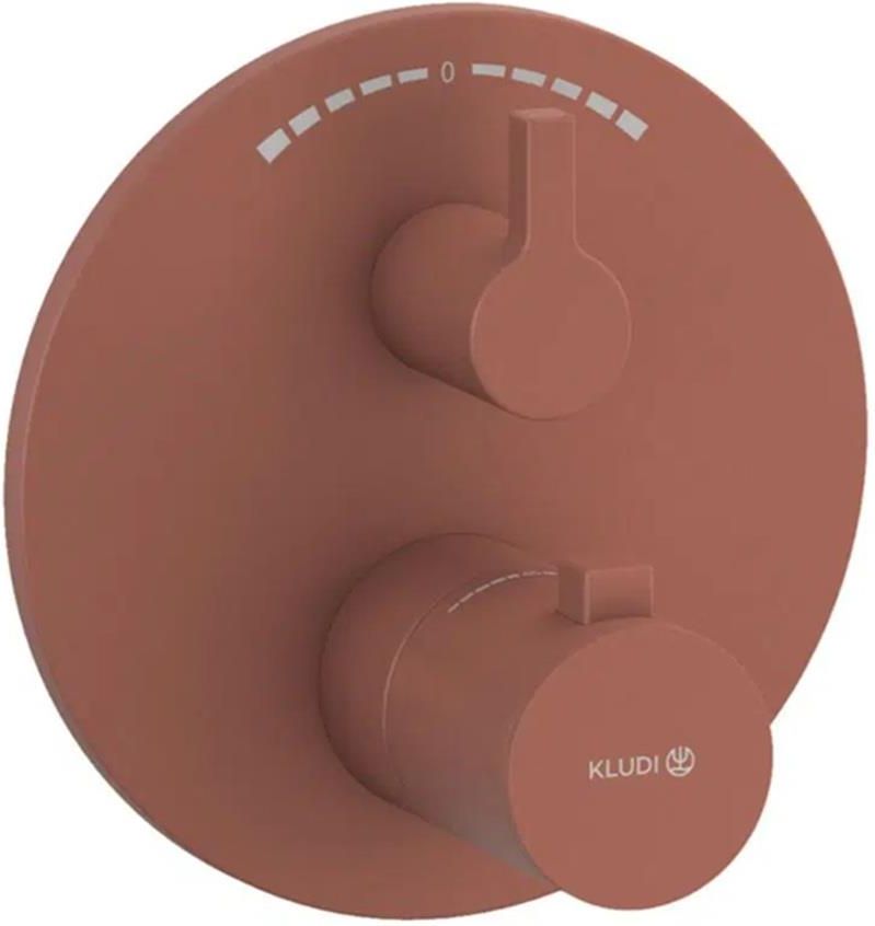 Смеситель для ванны и душа Kludi Nova Fonte Puristic 20810O315, матовый морской синий