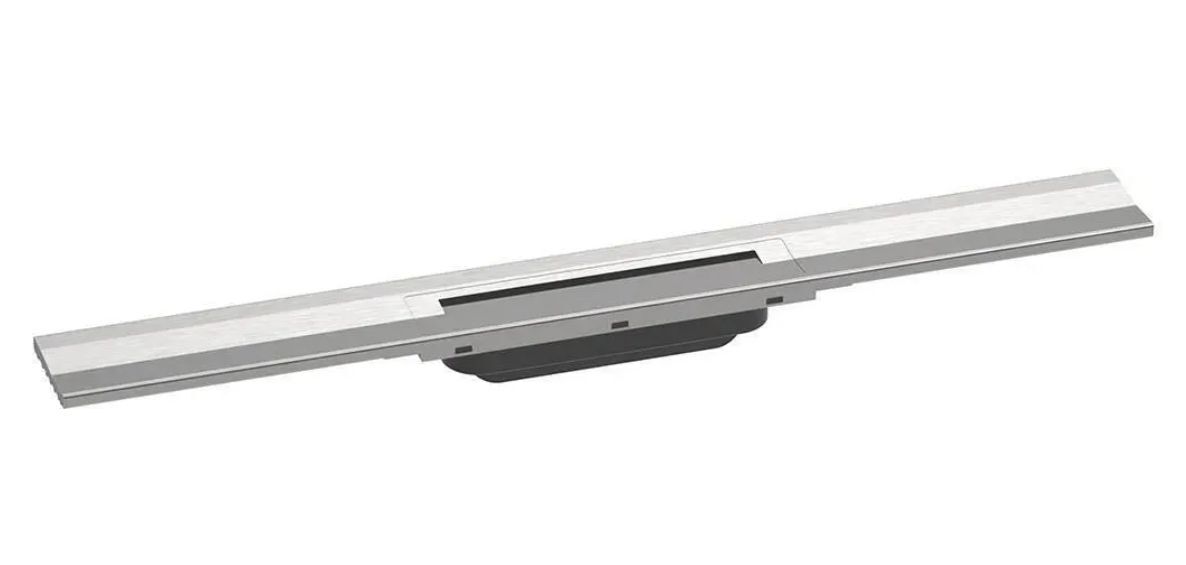 Внешний сливной элемент HANSGROHE RainDrain Flex Outlet 70 см для настенного монтажа, матовая нержавеющая сталь 56050800