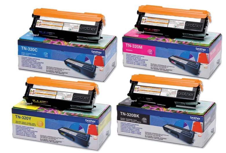 Картриджи Brother TN-320 CMYK 4 цвета