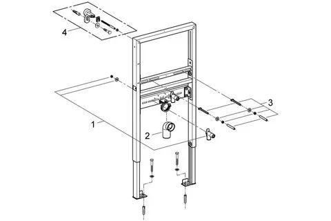 Монтажная система Grohe Rapid SL 39052000