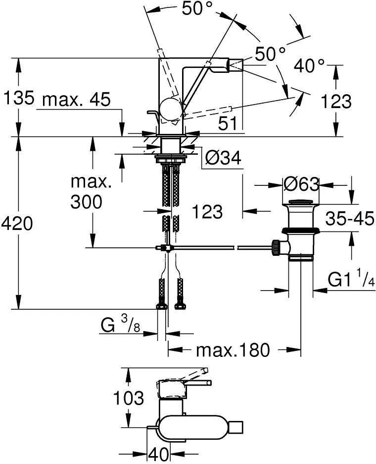 Смеситель Grohe Plus 33241003