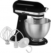 Планетарный миксер KitchenAid Classic 5K45SSEOB, чёрный