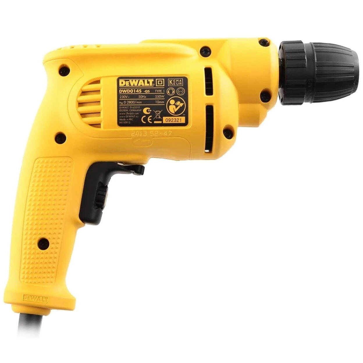 Безударная дрель DeWalt (DWD014S), 550 Вт