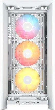Корпус Corsair Frame 4000D RS ARGB Miditower белый