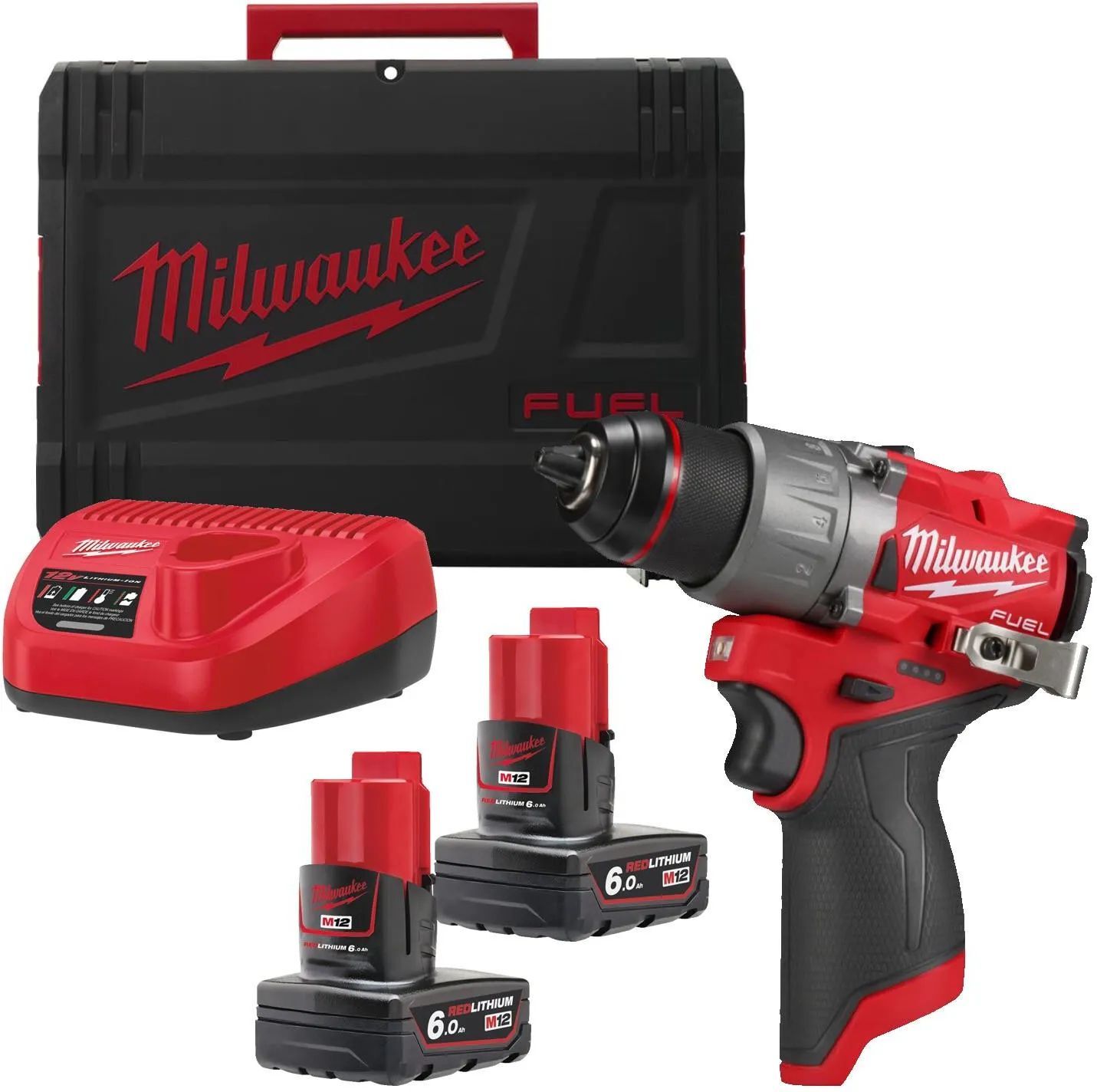 Дрель-шуруповёрт Milwaukee M12 FDD2-602X 2 2.0 Ah + ЗУ 4933479875