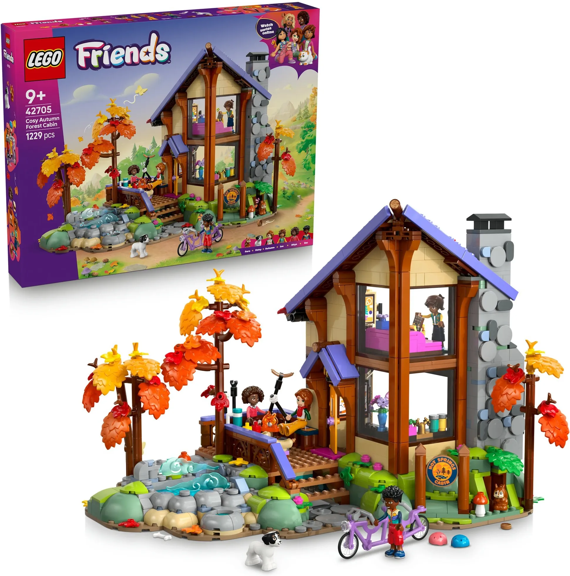 LEGO Friends 42705 Осенняя лесная хижина