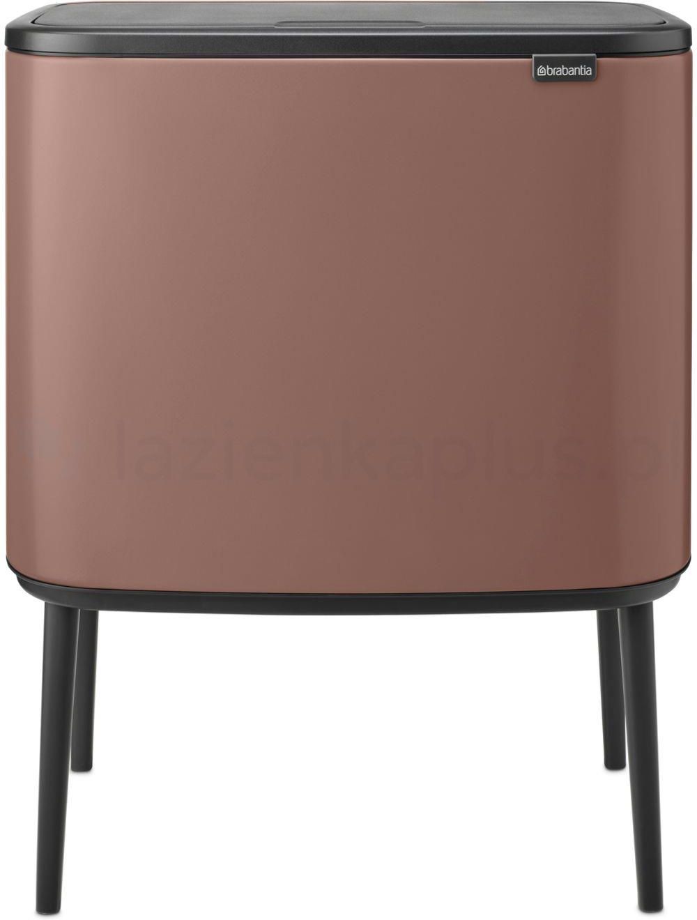 Мусорное ведро Brabantia Bo Touch Bin 234064, 11 + 23 л, атласный серо-коричневый