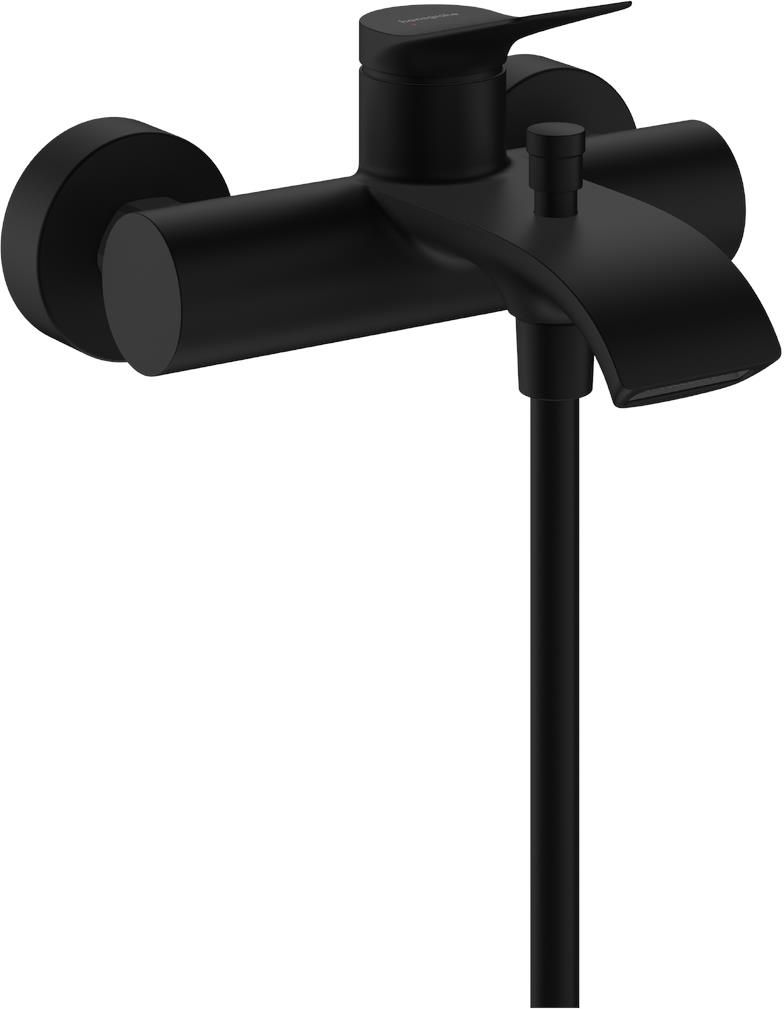 Смеситель для ванны и душа Hansgrohe Vivenis 75423670, черный матовый
