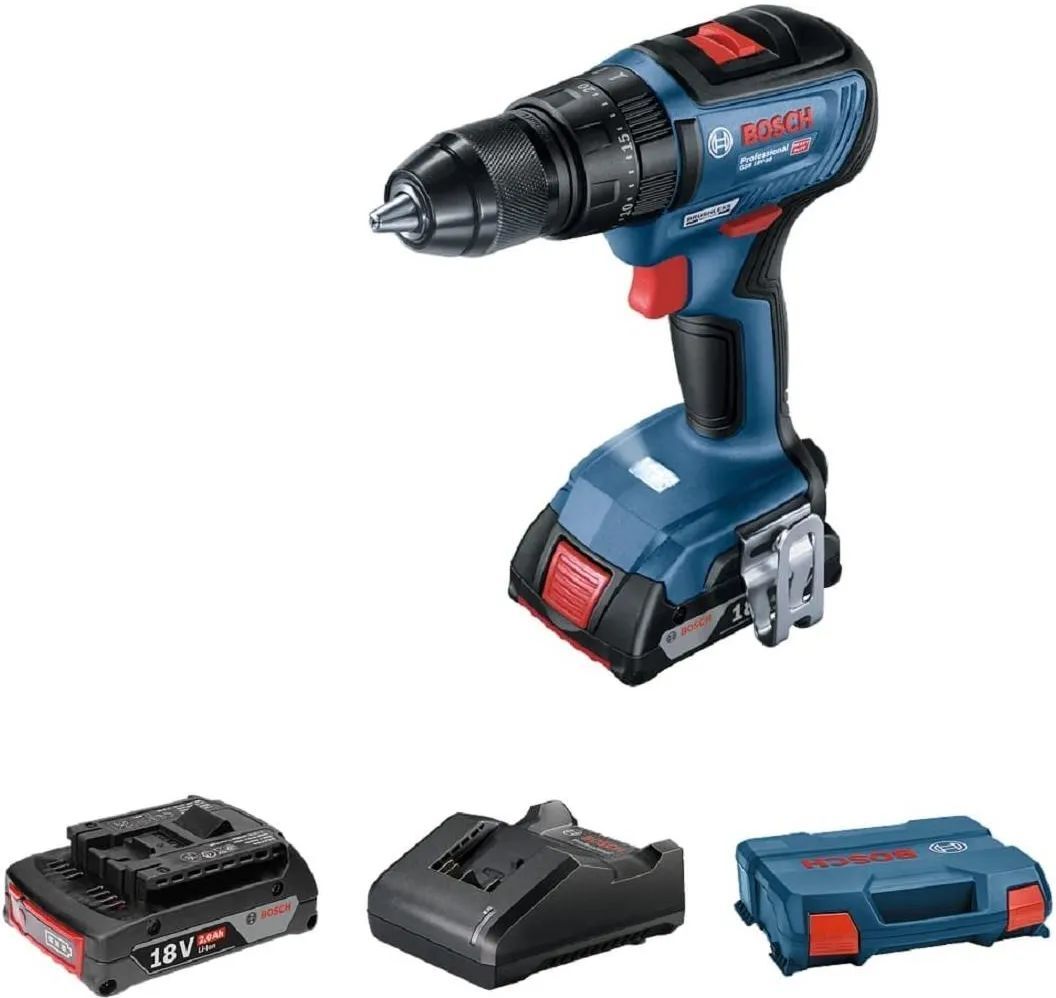 Аккумуляторная ударная дрель-шуруповерт Bosch GSB 18V-50 Professional 06019H5100