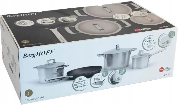 Набор посуды Berghoff Meta из 7 предметов из нержавеющей стали (1315154)