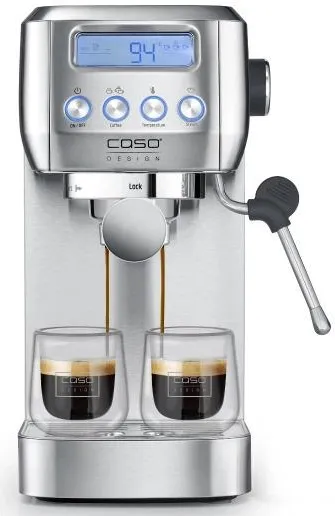 Кофеварка Caso Espresso Gourmet Crema, серебристый