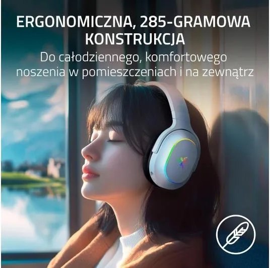 Беспроводные наушники Razer Barracuda X Chroma On-Ear, белые
