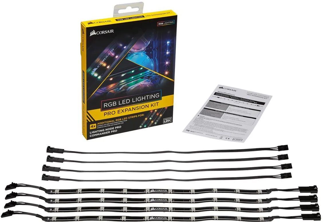 Система подсветки для корпуса CORSAIR RGB LED Lighting PRO Expansion Kit