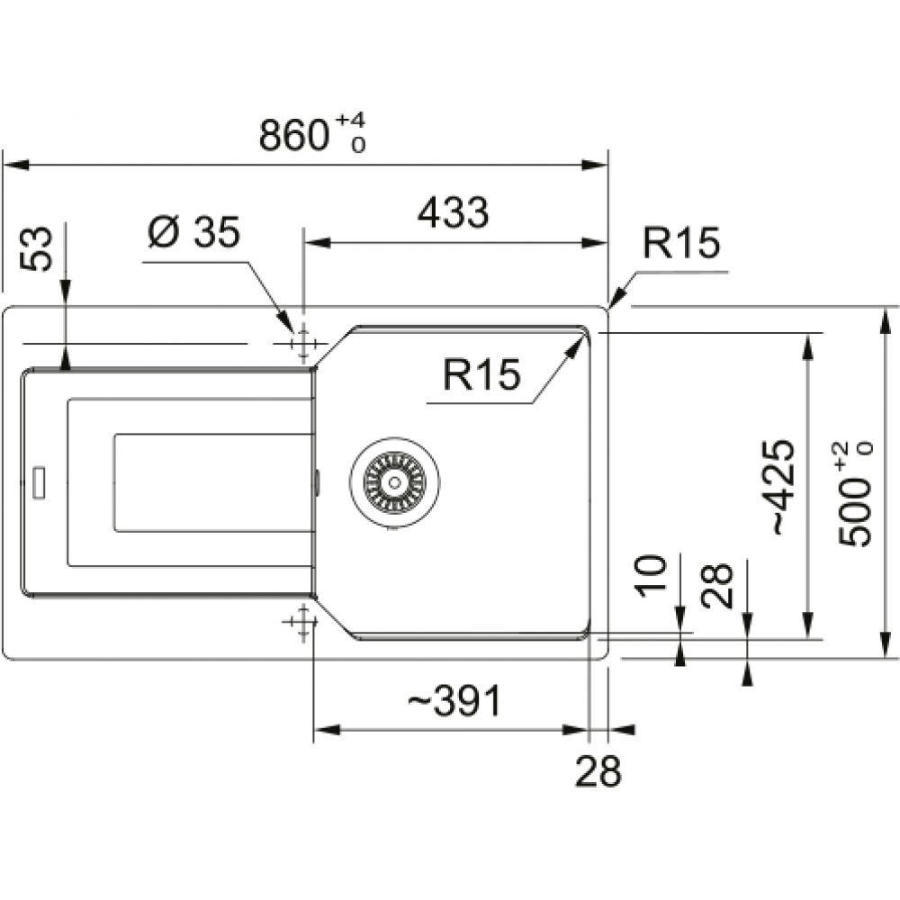 Кухонная раковина Franke Urban UBG 611-100 114.0633.179, матовый черный