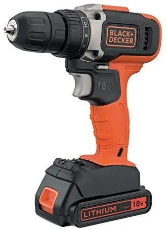 Дрель-шуруповёрт аккумуляторный Black&Decker BCD002ME2K-QW 1*1.5 Ah 18 V с ЗУ