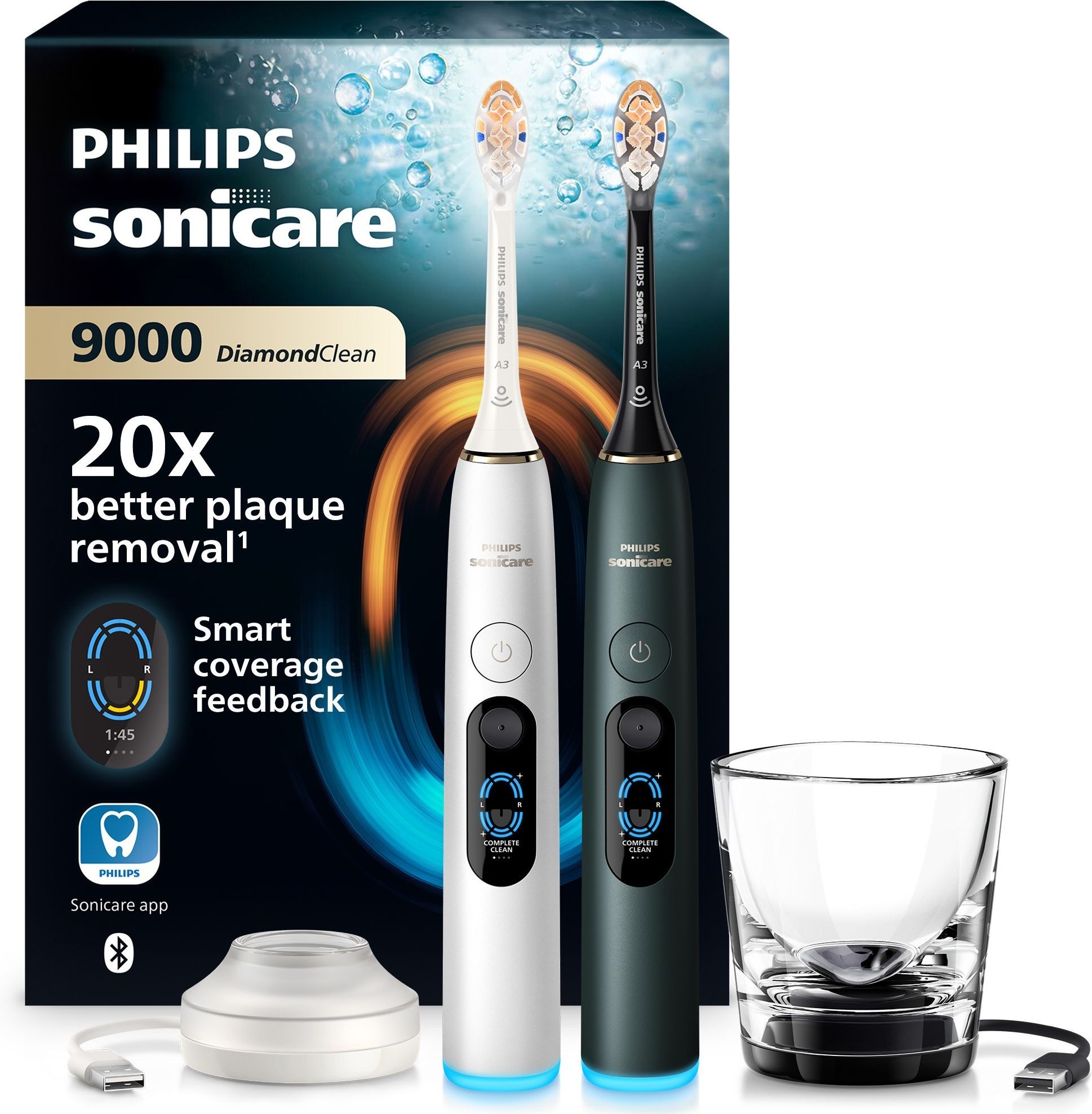 Электрическая зубная щетка Philips Sonicare DiamondClean Series 9000 HX9216/89