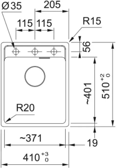 Кухонная раковина Franke Maris MRG 610-37 Rtl 114.0661.445, орех