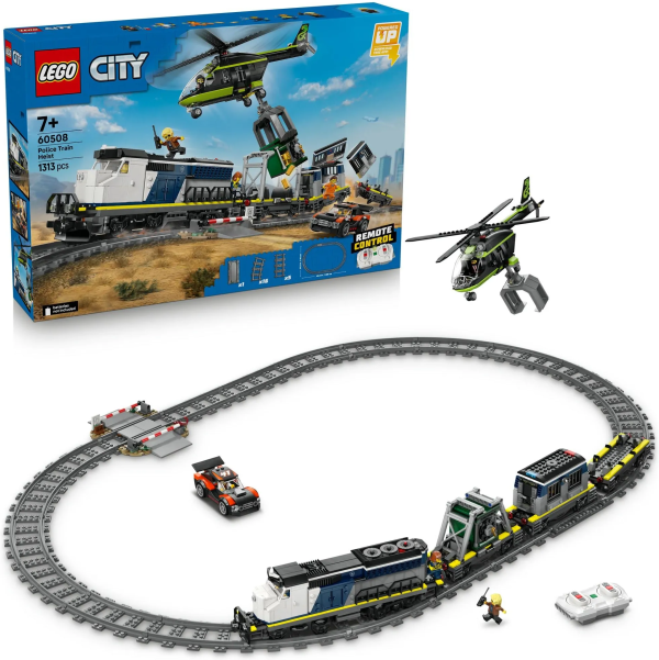 Конструктор LEGO City 60508 Ограбление полицейского поезда