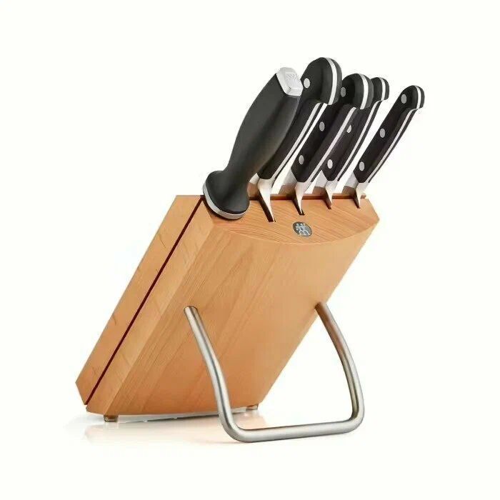 Набор ZWILLING Pro 38437-000, 4 ножа и мусат с подставкой