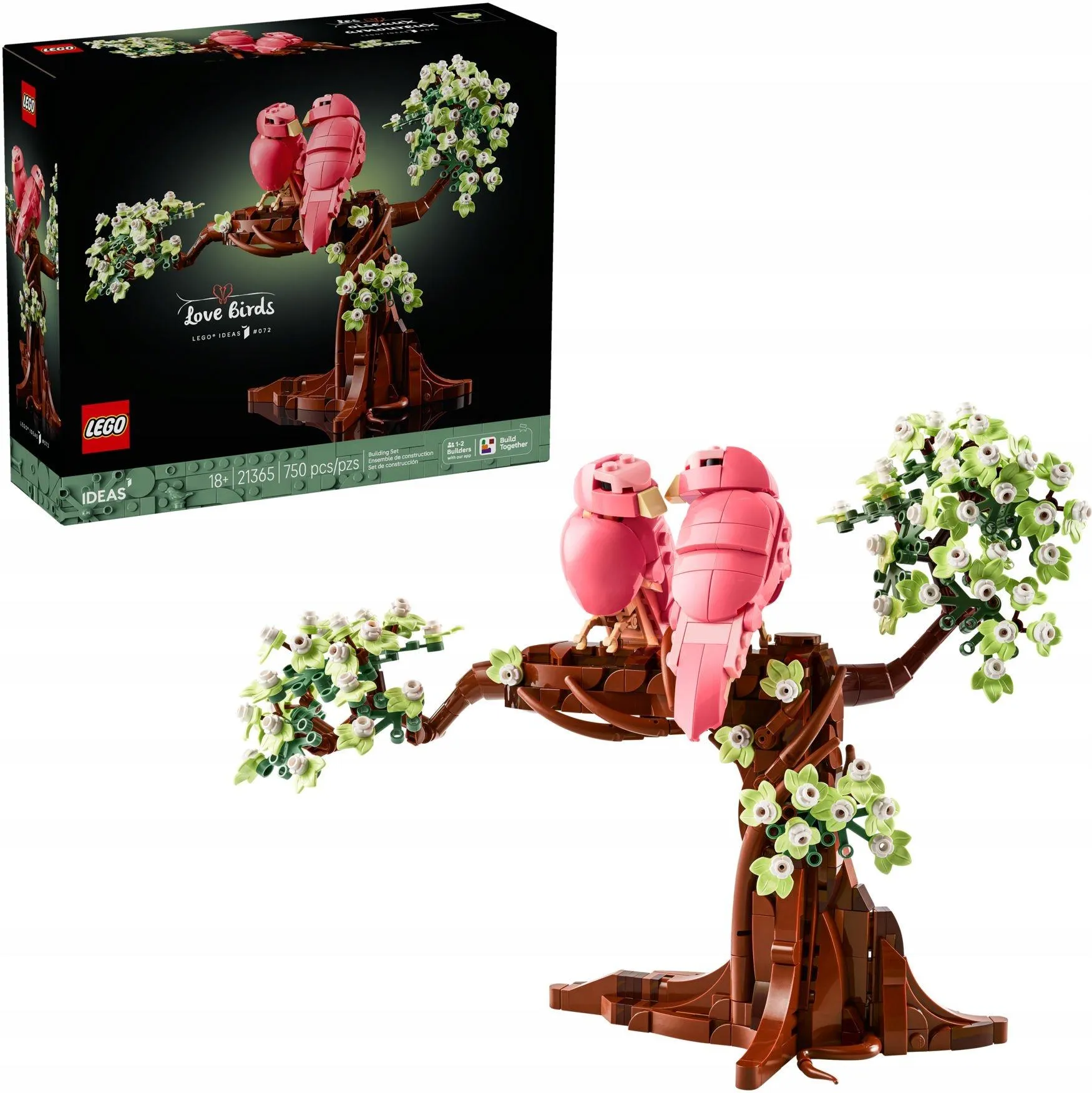 Конструктор LEGO Ideas 21365 Попугаи-неразлучники