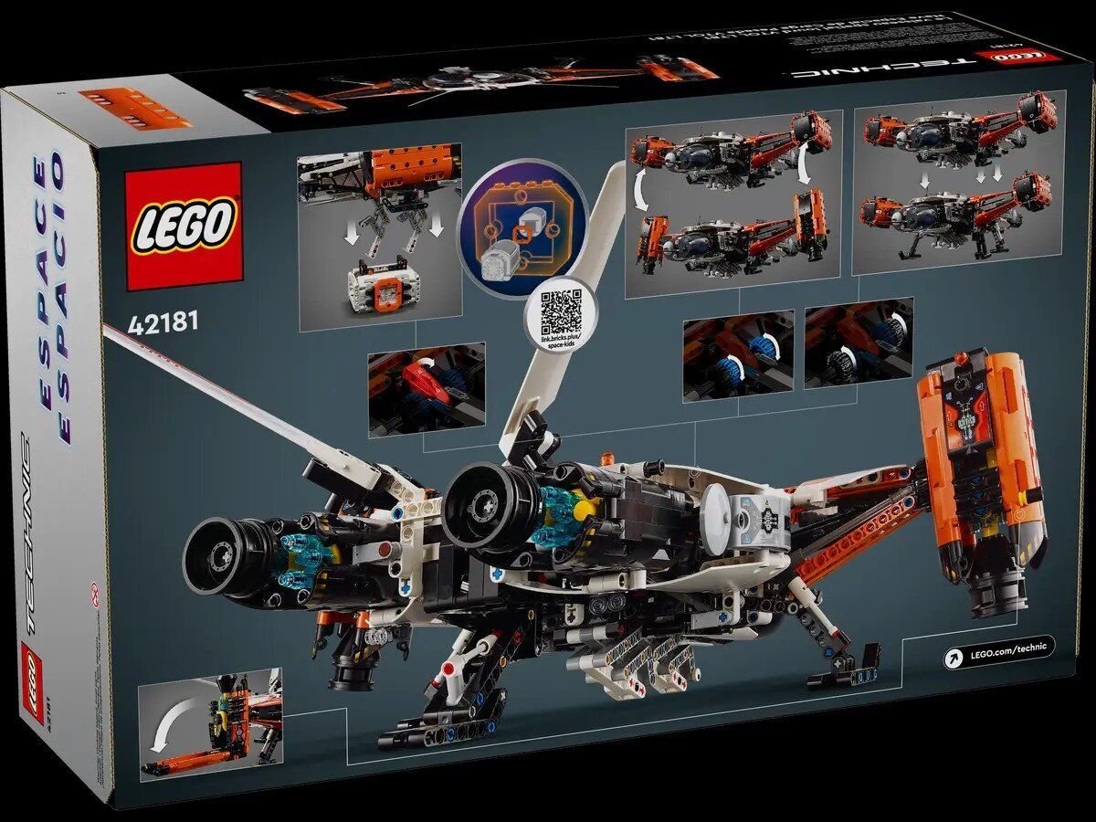 LEGO Technic 42181 Тяжелый грузовой космический корабль вертикального взлета и посадки, 1365 дет.