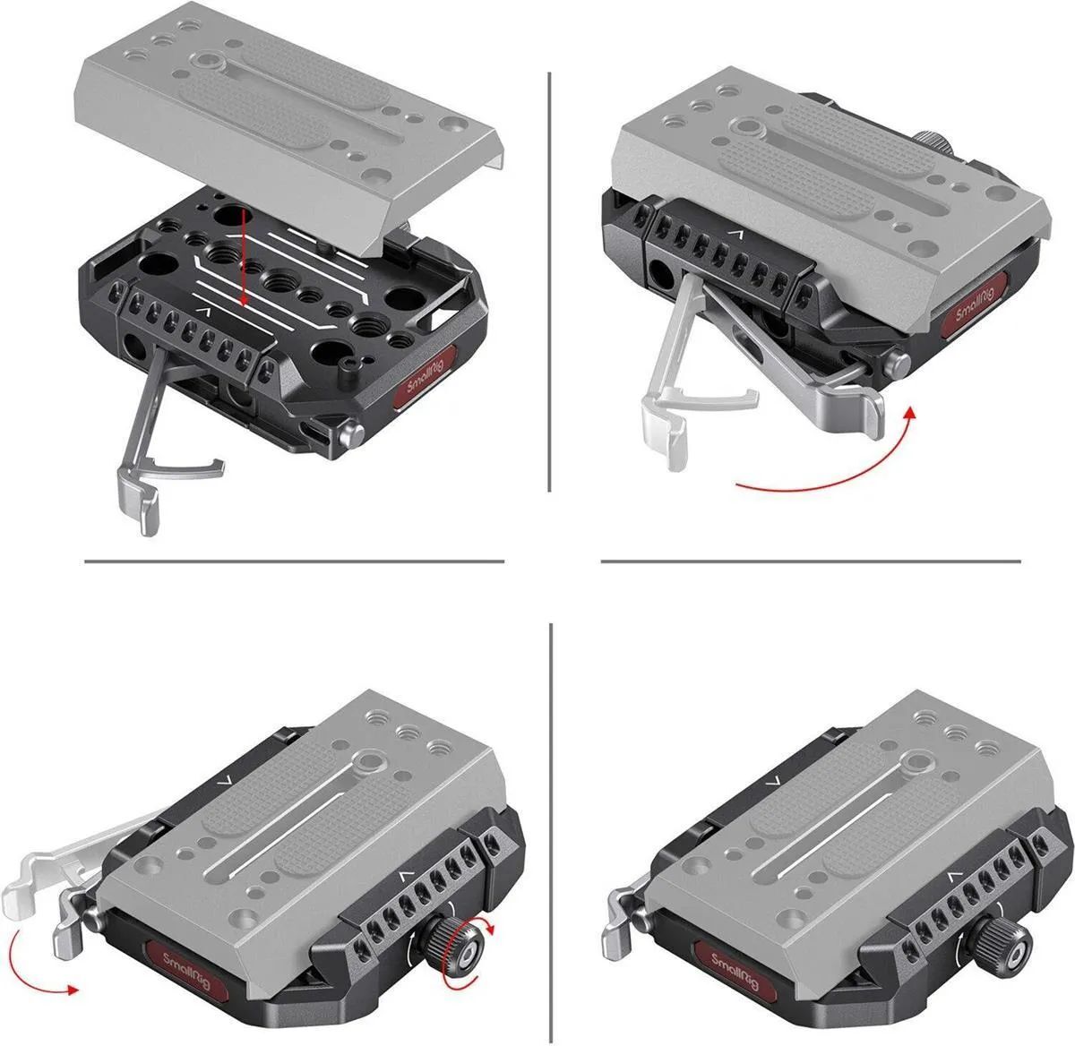 Крепление для Manfrotto 501PL SmallRig 2887, чёрный