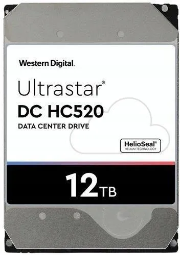 Серверный жёсткий диск Western Digital Ultrastar HC520 He12 12 ТБ 3.5" SATA (0F30146)