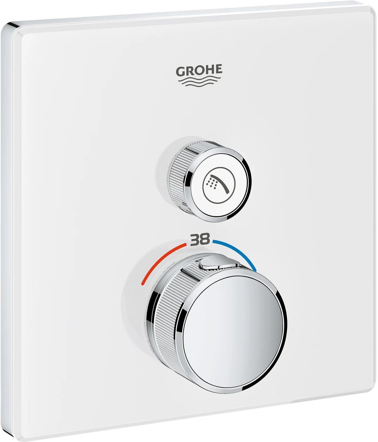 Смеситель для душа Grohe Grohtherm SmartControl белого цвета 29153LS0