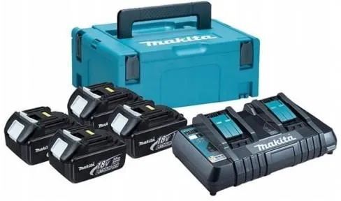 Комплект питания Makita 197970-3 18V с АКБ 4x3,0 Ah и ЗУ в кейсе Makpac