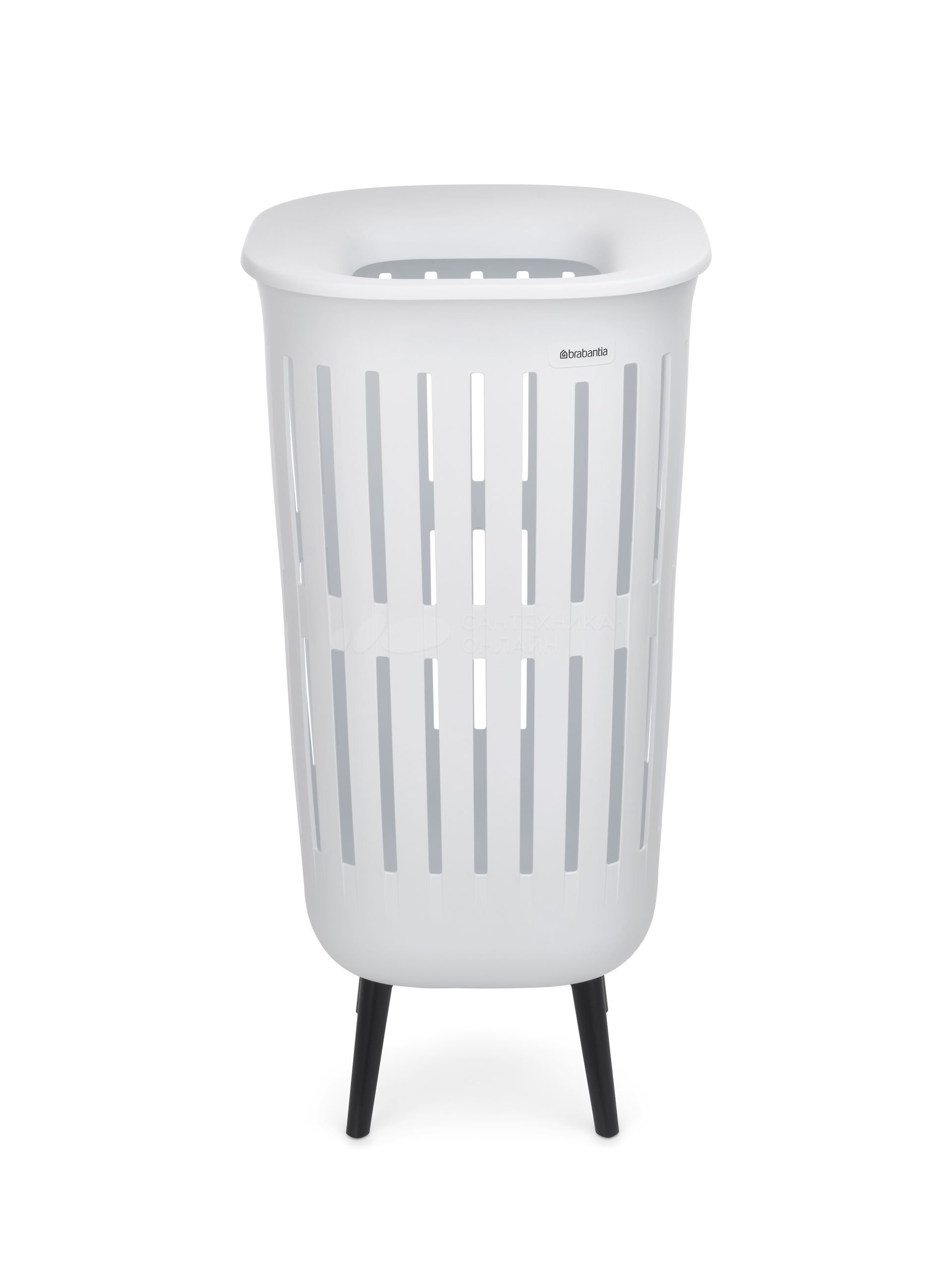 Корзина для белья Brabantia 244766, 60 л, белая