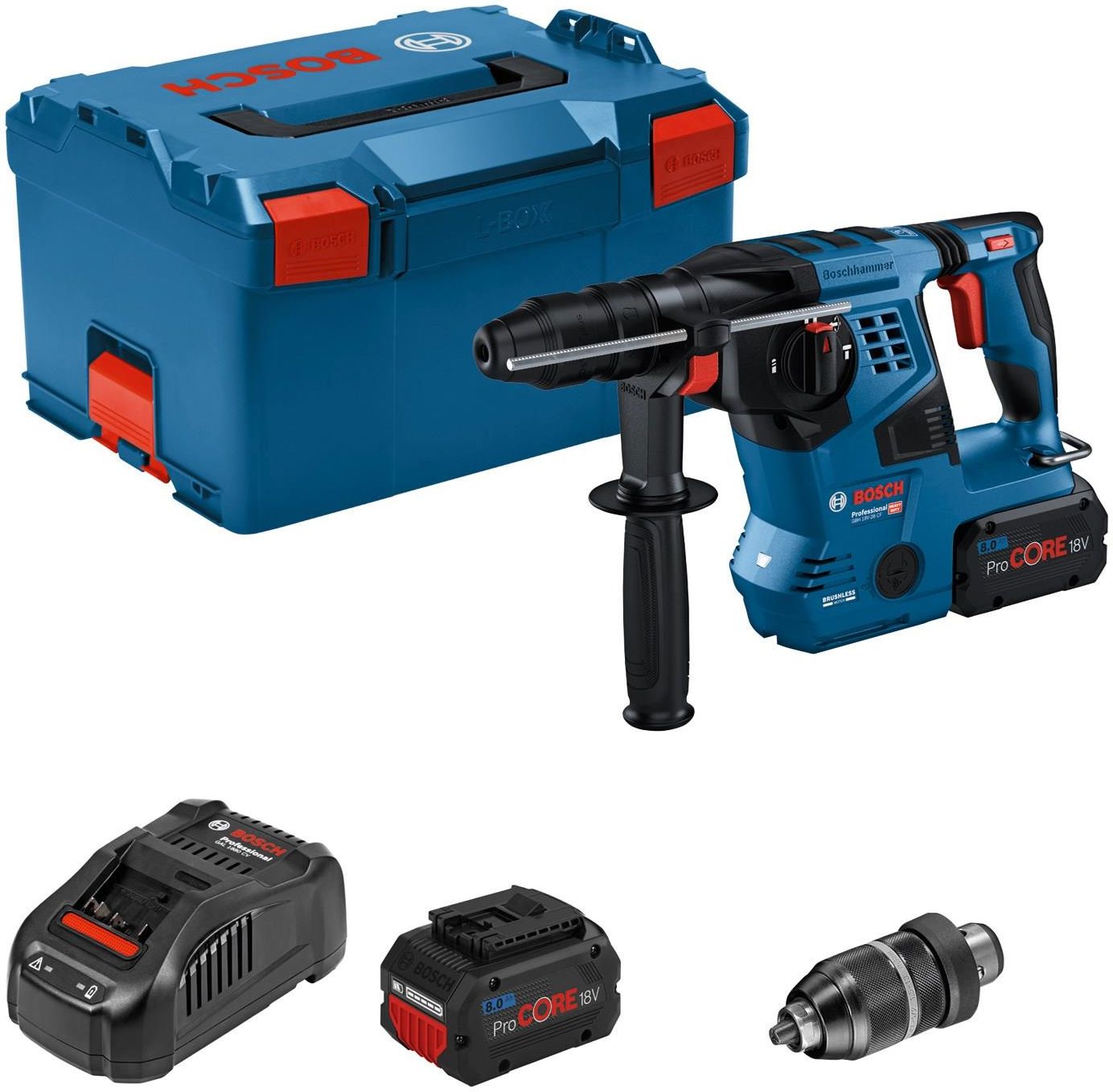 Аккумуляторный перфоратор Bosch GBH 18V-28 CF 0611921002