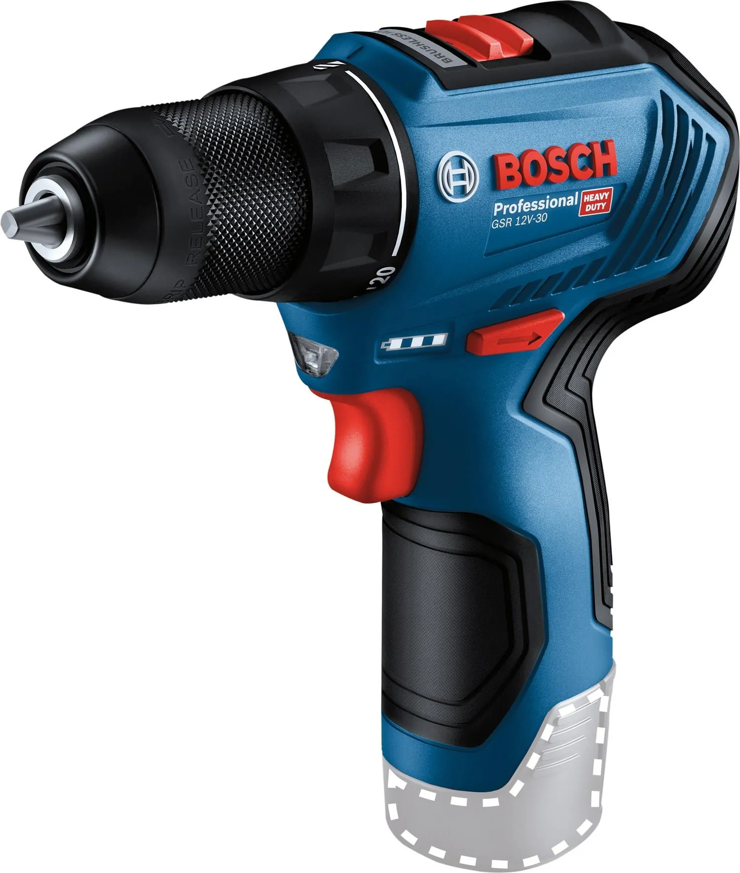 Дрель-шуруповёрт Bosch GSR 12V-30 Professional 06019G9002