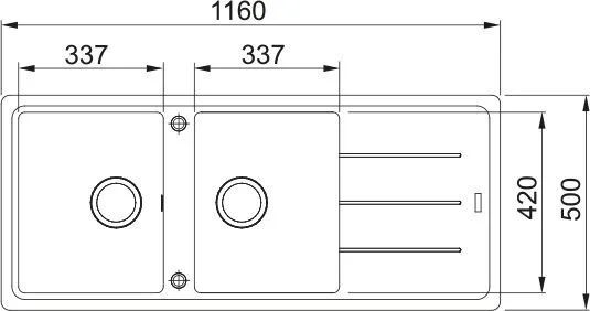 Кухонная раковина Franke Basis BFG 621-116 114.0676.260, бежевый