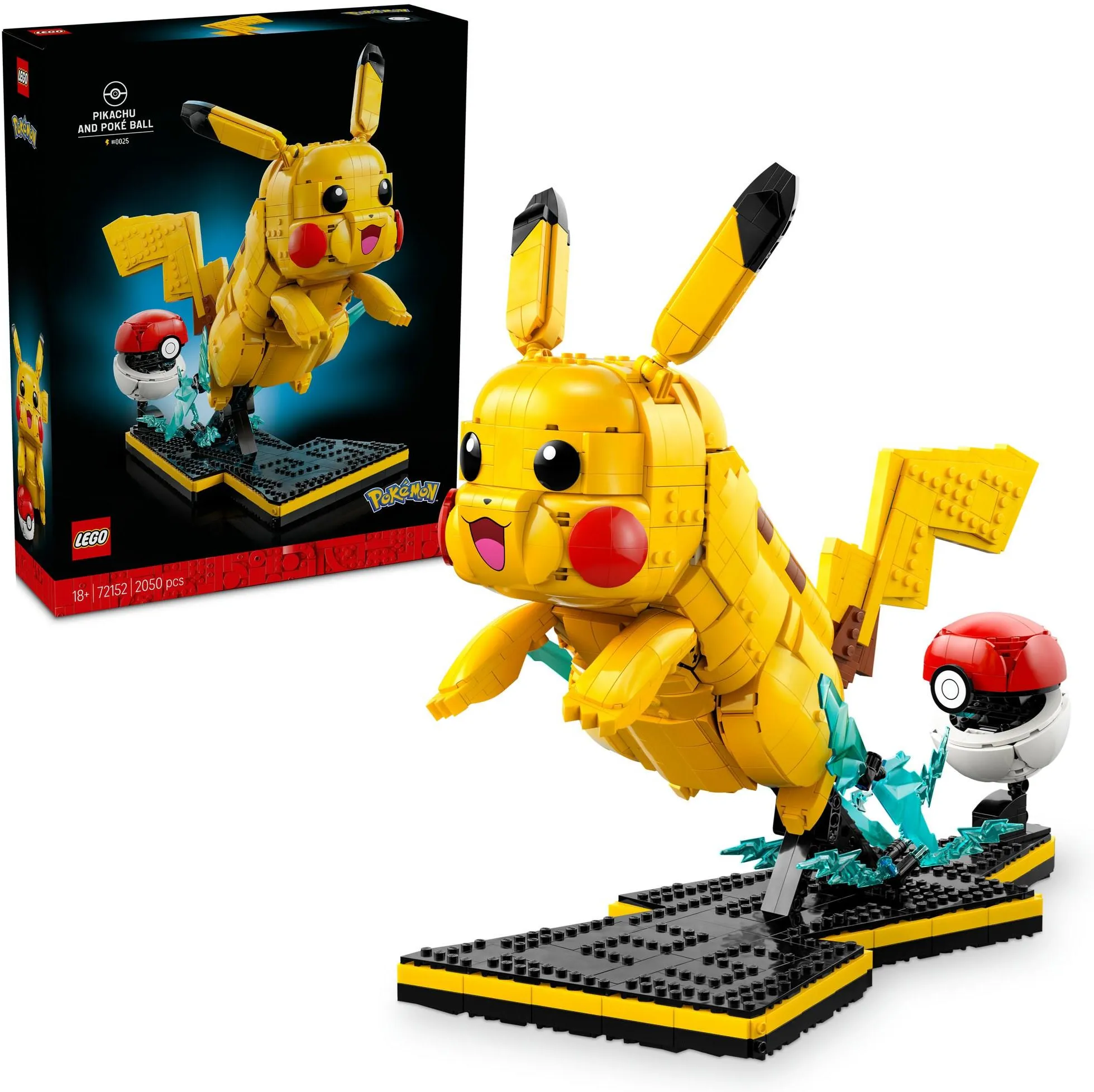 Конструктор LEGO Pokémon 72152 Пикачу и Покеболл
