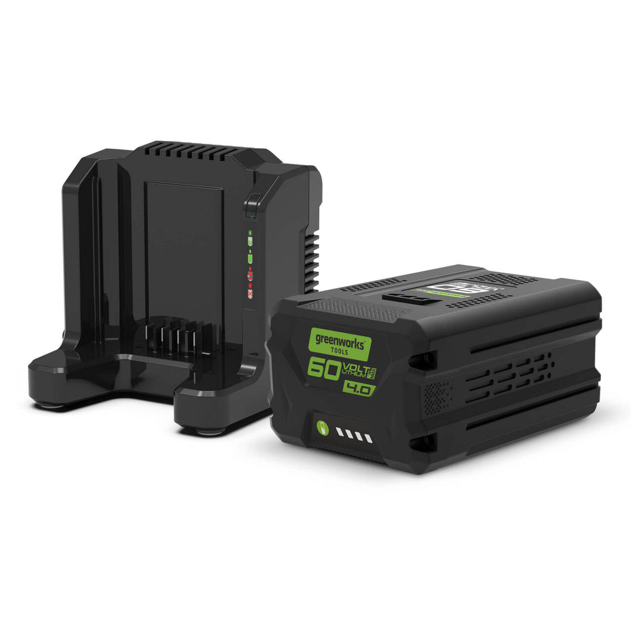 Комплект аккумуляторов Greenworks 60V 4.0Ah с зарядным устройством GSK60B4 GR2933807