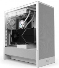 Корпус NZXT H5 Flow, Mid-Tower ATX, белый