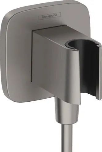 Соединительное устройство для шланга Hansgrohe Fixfit Q Черный 26887340 Матовый Хром