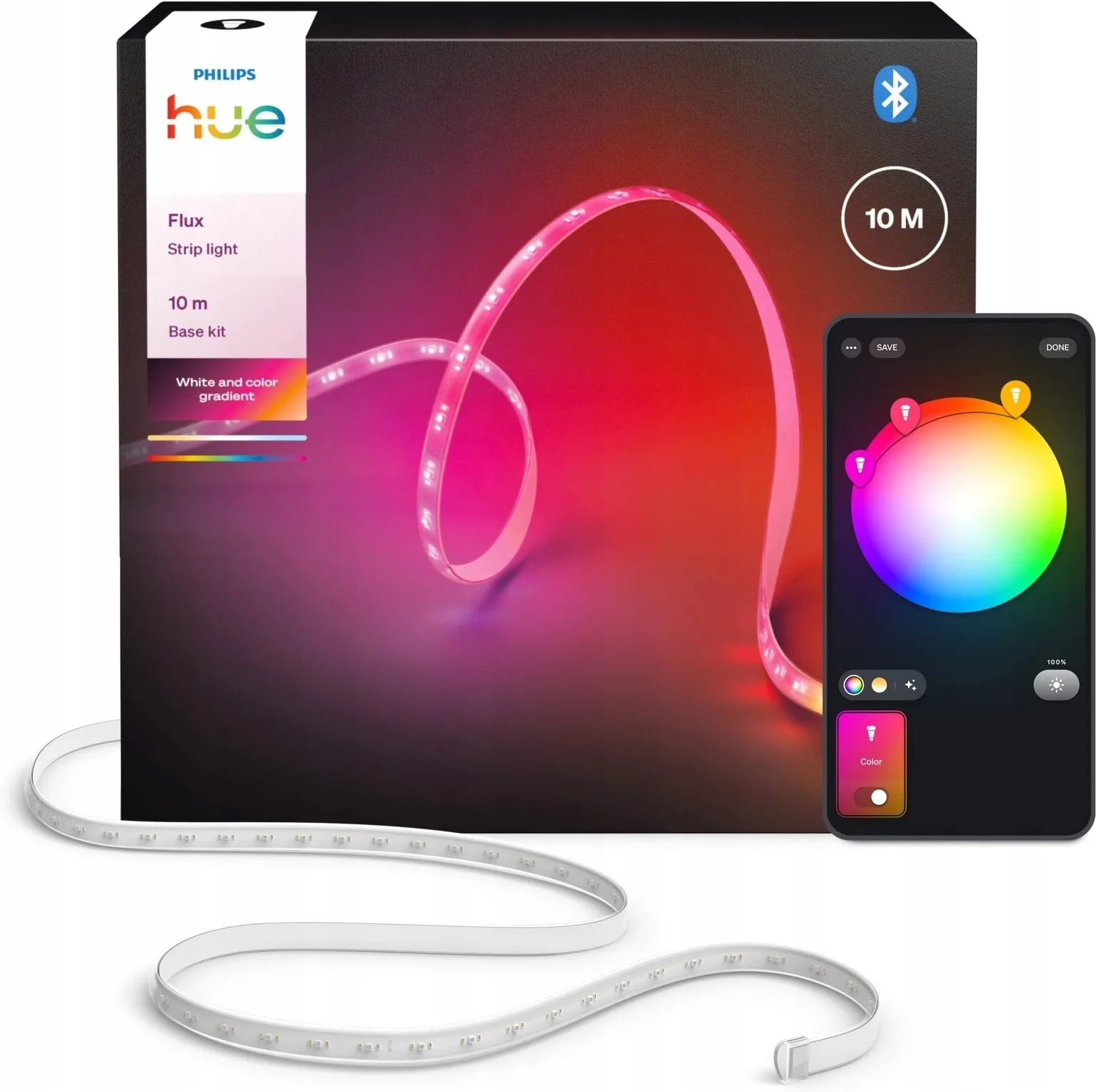 Базовый набор светодиодной ленты 10 метров Philips Hue Flux Strip Light 929004610802