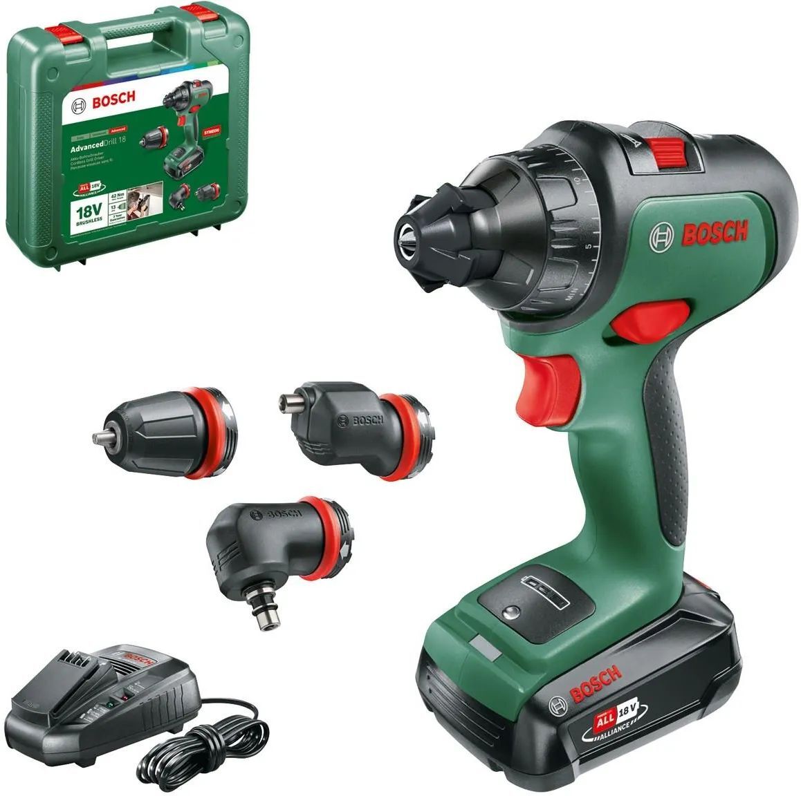 Аккумуляторная дрель-шуруповёрт Bosch AdvancedDrill 18 (06039B5007)