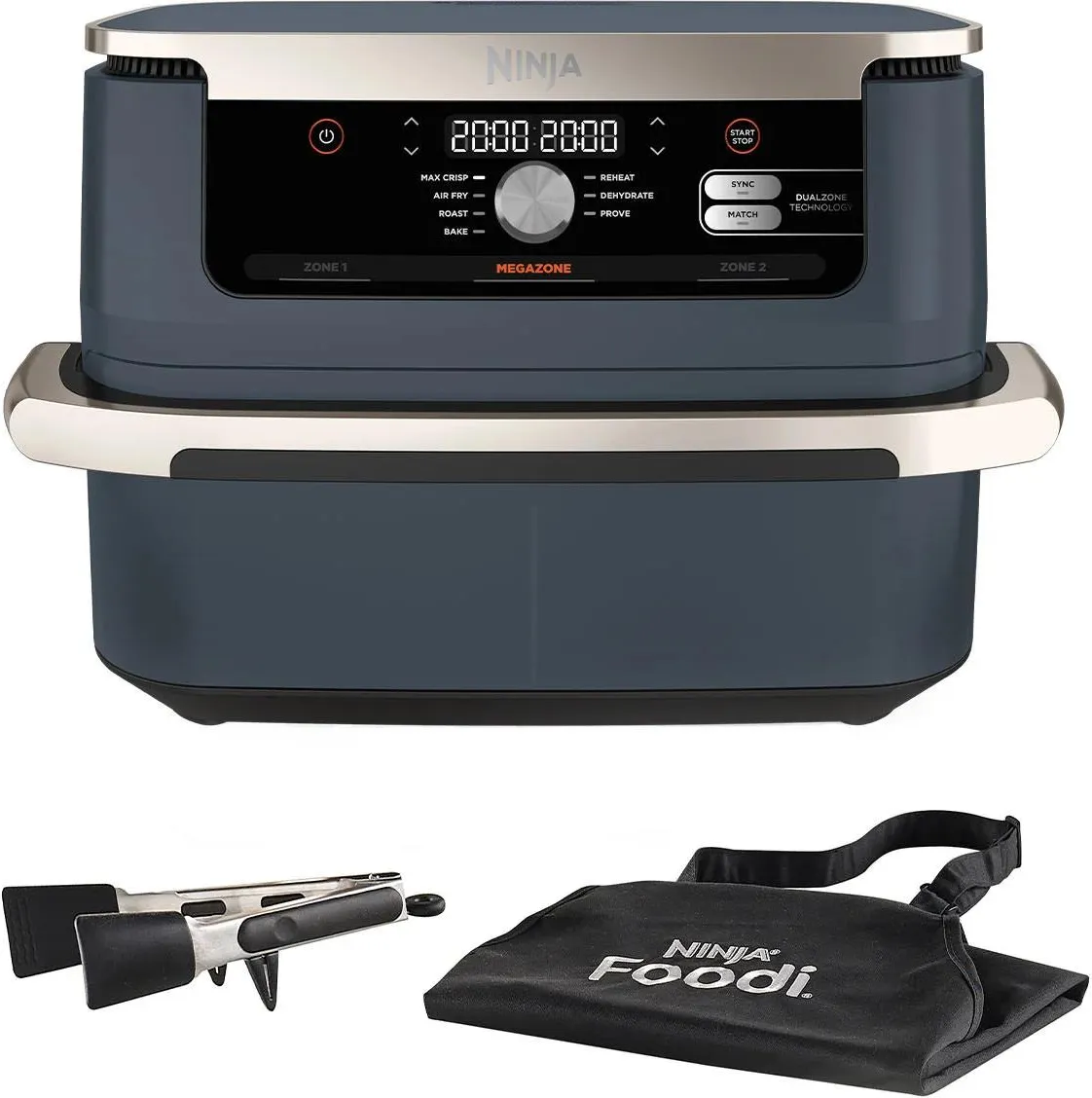 Аэрофритюрница Ninja Foodi Flexdrawer 10.4 л AF500EUCYD