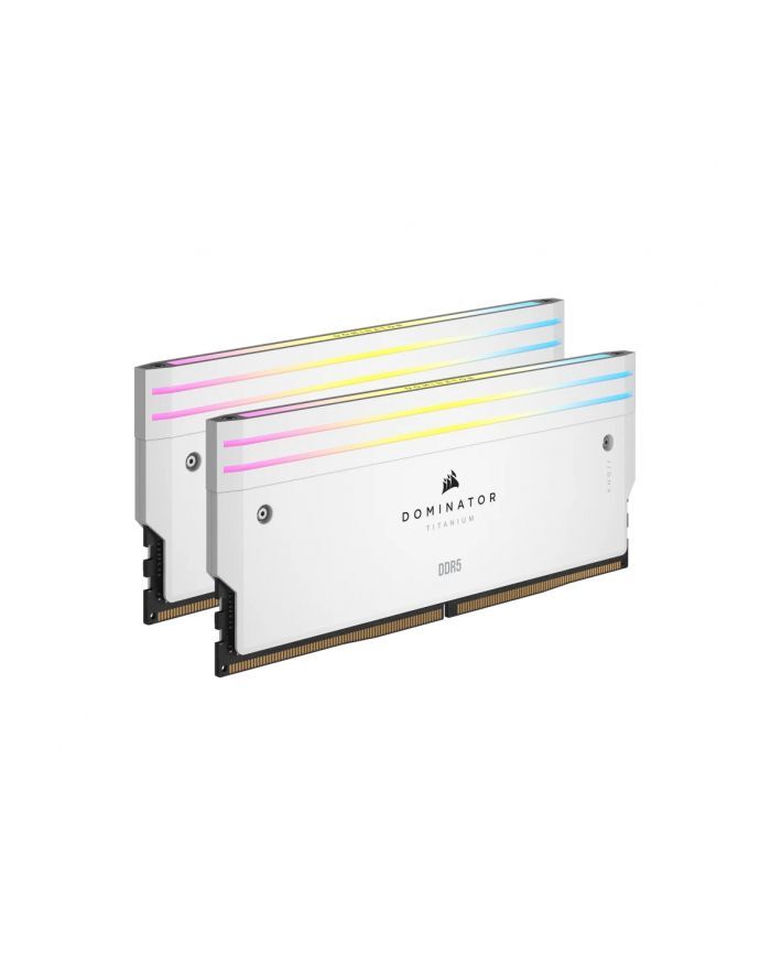 Оперативная память Corsair DDR5 Dominator Titanium Rgb 48Gb (2X24 Gb) White 7000 Mt/S CL36 Intel XMP(CMP48GX5M2B7000C36W)
