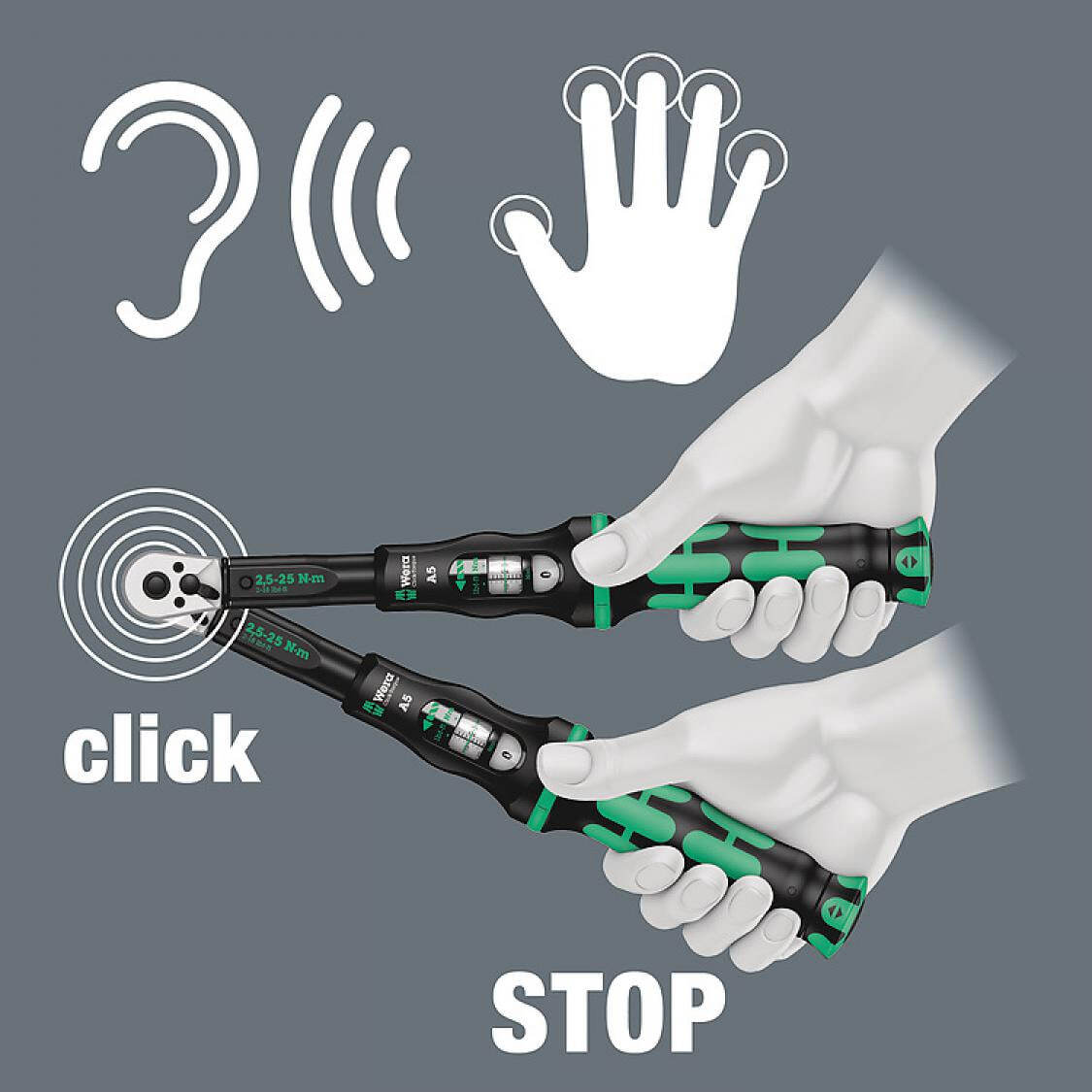 Wera динамометрический ключ Click-Torque B 1 10-50nm 3/8 "(5075610001)