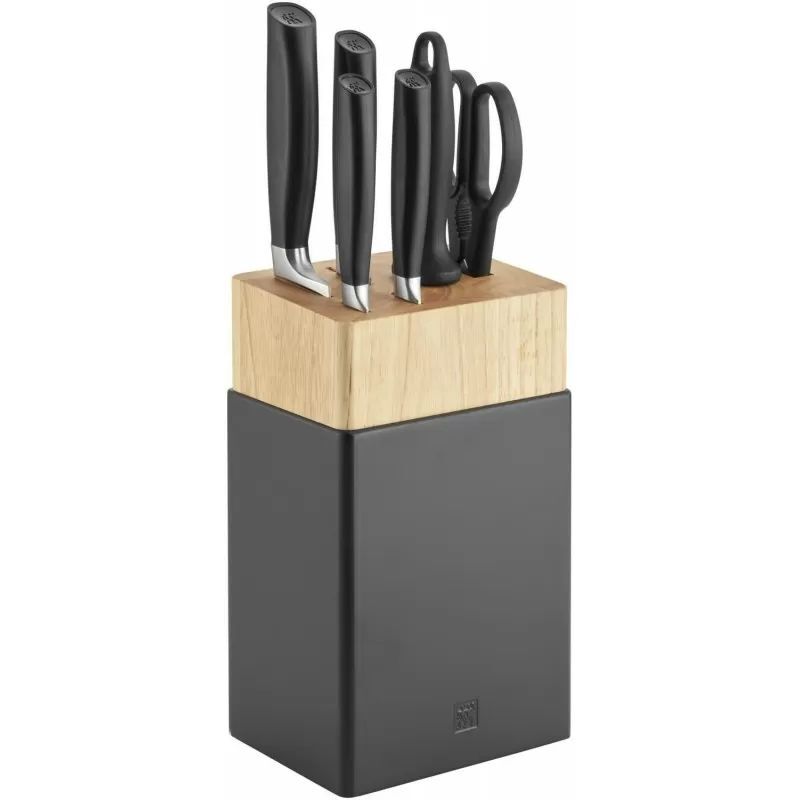 Набор из 4 ножей в блоке Zwilling All Star Silver 337803000 коричневый