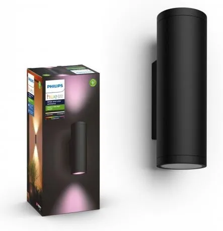 Уличный настенный светильник PHILIPS Hue White and Color Ambiance Appear черный 1746330P7