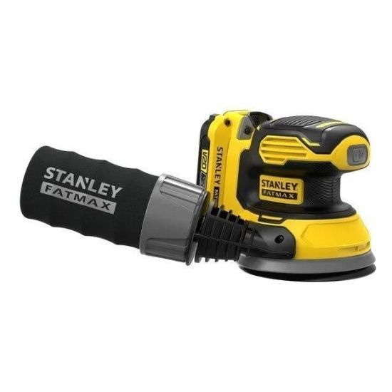 Аккумуляторная эксцентриковая шлифмашина Stanley 125 мм (SFMCW220D1S)