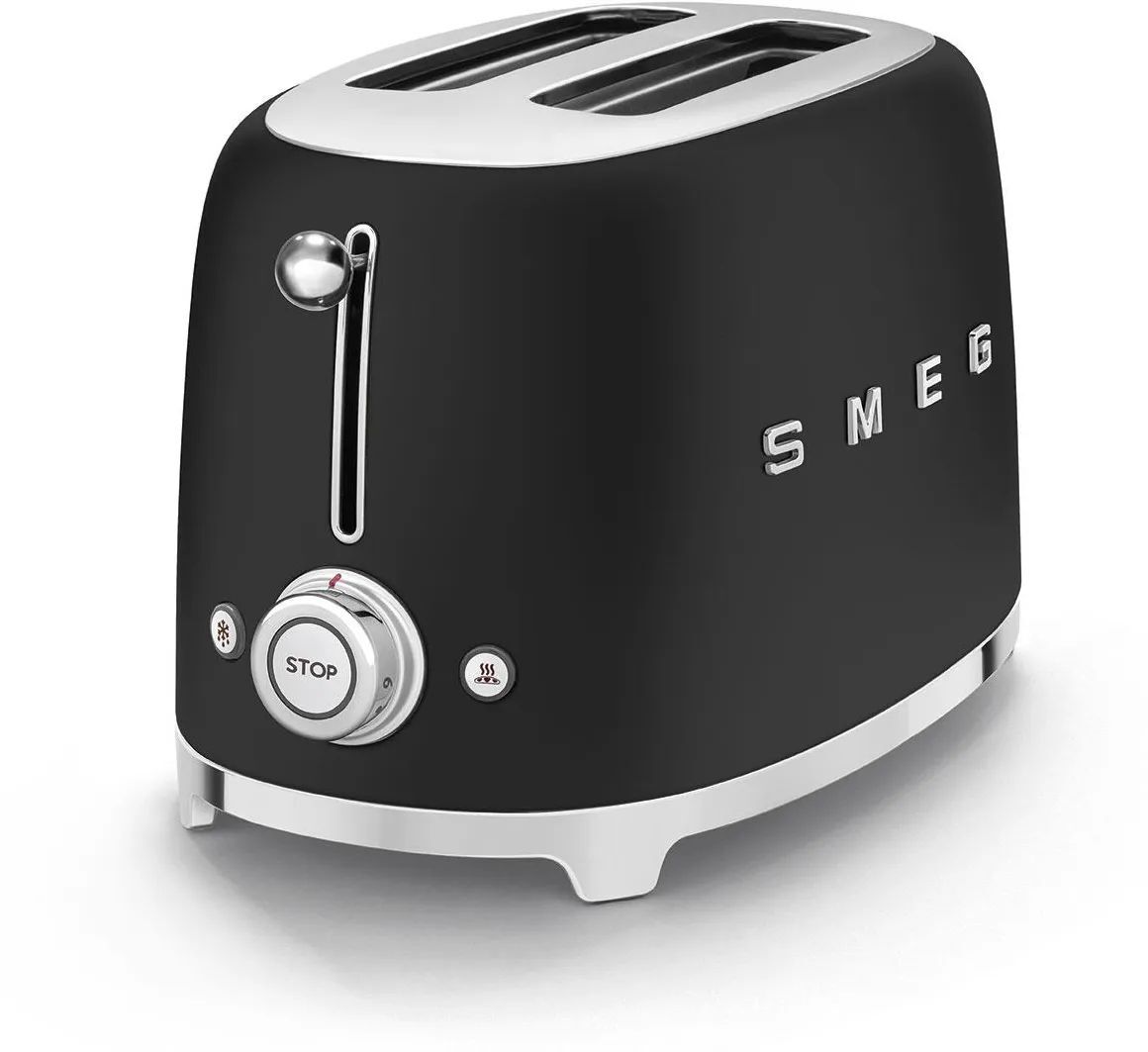 Набор тостер+чайник Smeg TSF01BLMEU + KLF03BLMEU чёрный