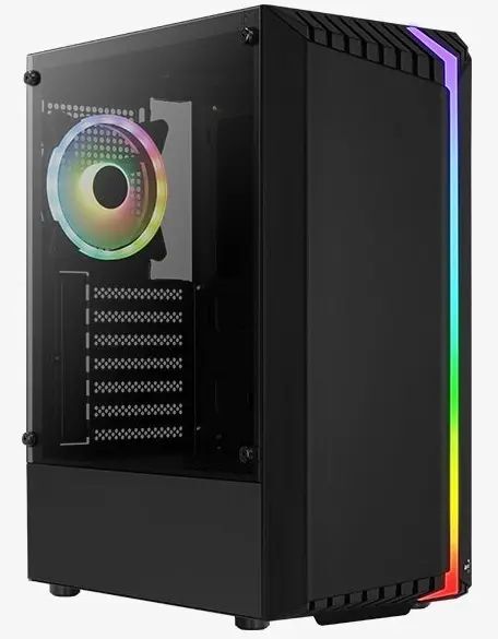 Корпус ATX Miditower AeroCool Bionic G-BK-v2 Black